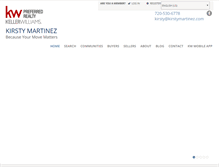 Tablet Screenshot of kirstymartinezsells.com